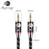 JIB Hi-Fi Audio Cable 3.5mm Male to Male AUX/TRS Cable, Durable Gold-Plated Plugs for Headphones/Speakers/Car/PC/Home Theater/Smartphones, 2m