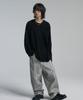 TEN PAST SEVEN Shoulder Button Slit Knit (2 Colors)