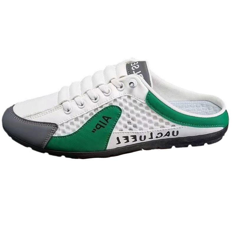 Herrenschuhe in Übergröße neue Herrenschuhe Sommer einpedalige weichsohlige Mesh-Herren-Freizeitschuhe