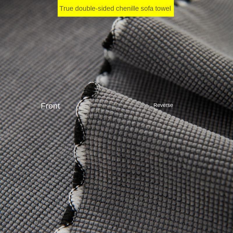 Solid Color Sofa Cover All-weather Sofa Blanket Dust-proof Cloth for Bedroom Living Room Sofa Cushion