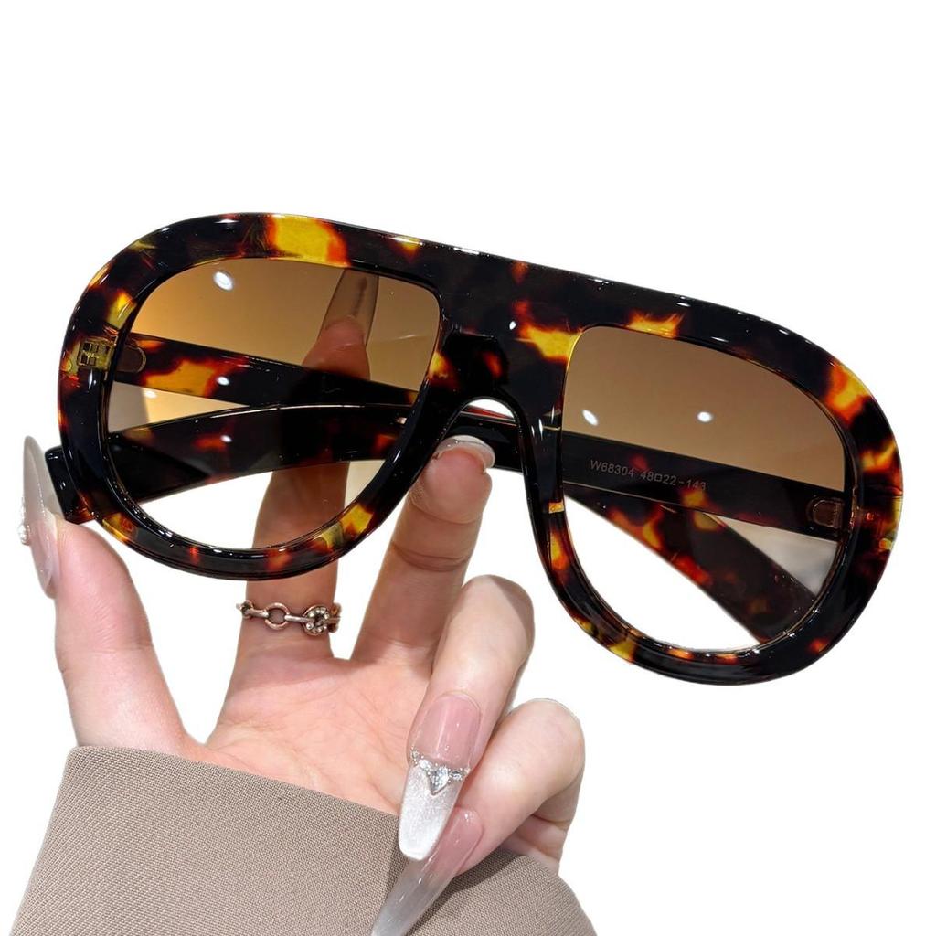 Oversized Aviator Internet Beroemdheid Zonnebrillen: Europese/Amerikaanse Stijl, Hip Hop Persoonlijkheid, High-End Gevoel voor Vrouwen