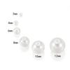 3-12mm round Acrylic Imitation pearl beads charm loose String bead With Holes craft DIY Jewelry Making Necklace Ring Accessories