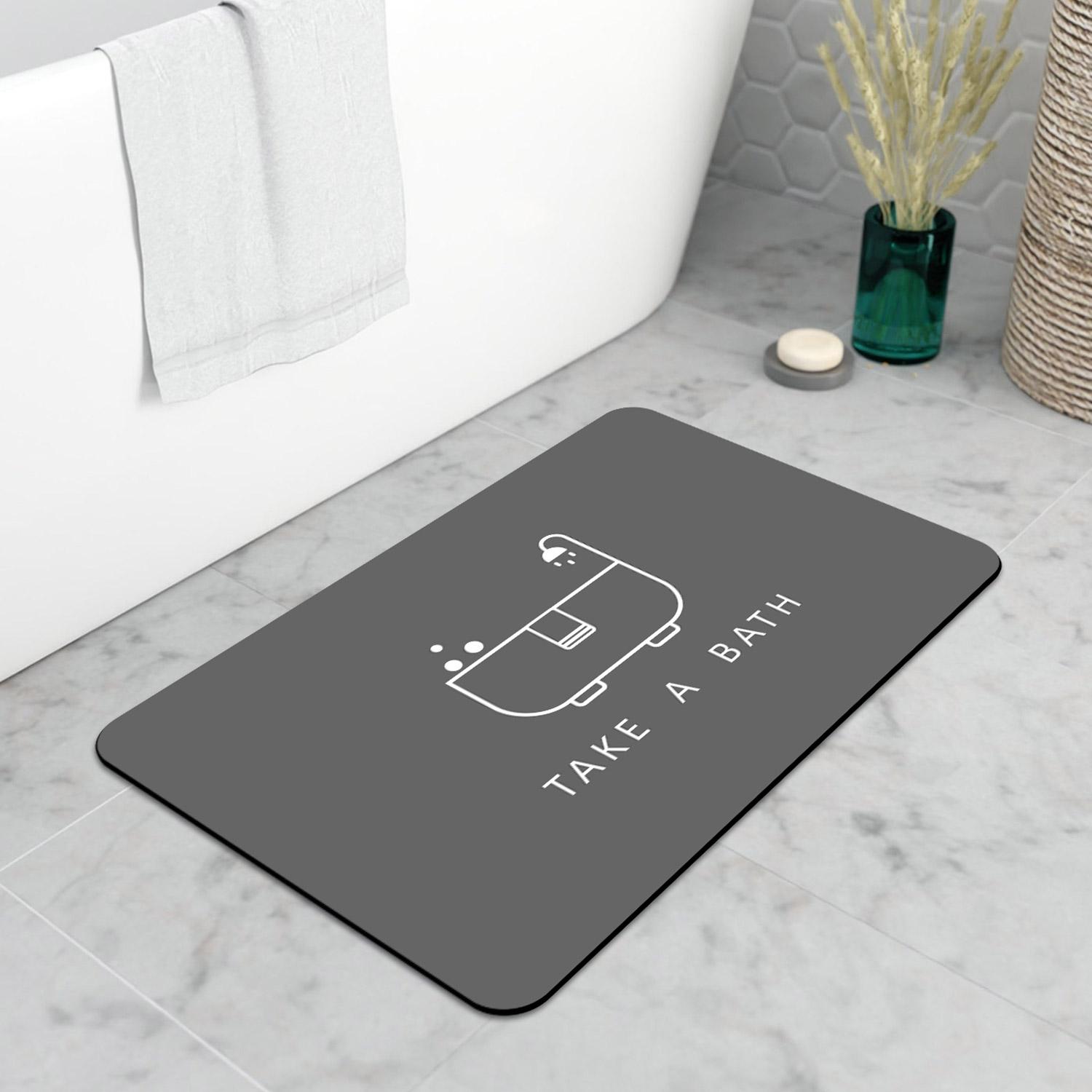 

Минималистичный дизайн супервпитывающего коврика для ванной комнаты, быстросохнущего коврика для двери ванной комнаты, домашнего ковра для ванной комнаты, осеннего декора ванной комнаты 40cmx60cm