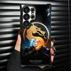 Mortal Kombat Game Plating Phone Case For Samsung Galaxy S24 S25 FE S26 Edge S23 Ultra S22 S21 Plus S20 Anti-Fall Airabag Cover