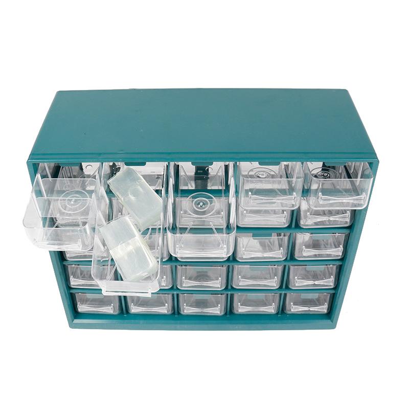 Wall-mounted Screw Classification Component Box Tool 25 Multi-grid Drawer Parts BoxCase Electronic Components Storage Tool Box