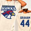 Off Campus Briar Hawks Garrett Graham Tshirt Booktok Ice Hockey Jersey Aesthetic Unisex Oversized Summer Cotton Graphic Tee Top