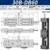 Heavy Load Precision Linear Slide Table with Fine-tuning Screw Rod - 50/80/100 Stroke