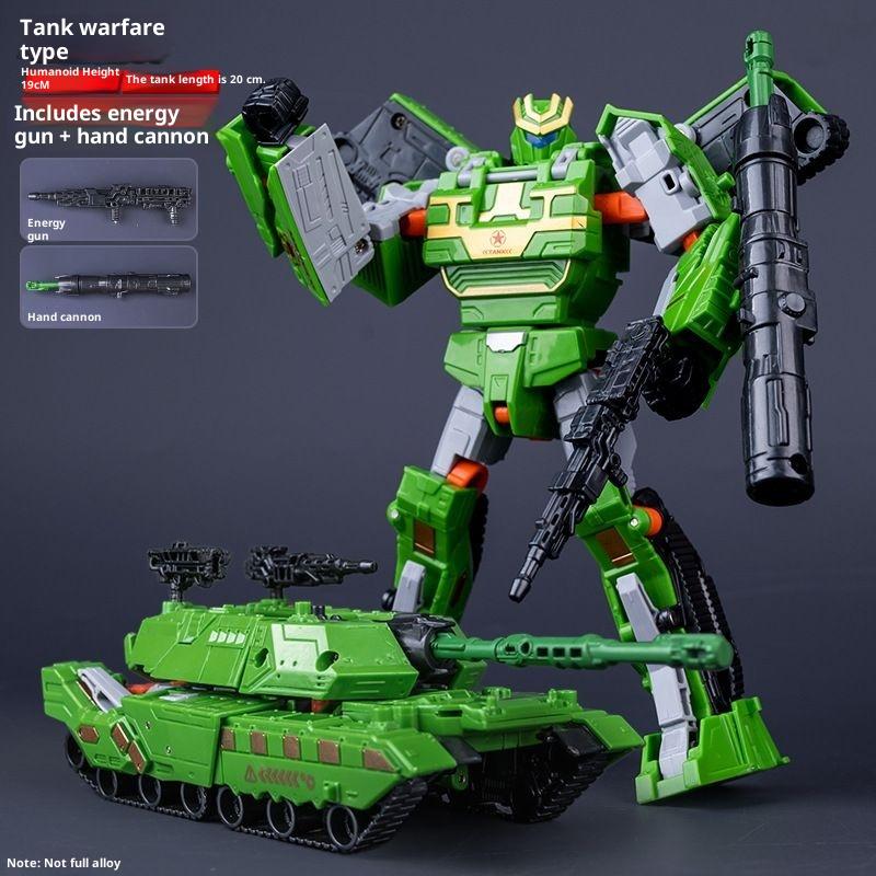 Jinjiang Mecha Transformierender Roboter King Kong Spielzeug Militärpanzer Junge Auto Teilweise Legierung Modell Kinder Jinjiang Mecha Transformierender Roboter King Kong Spielzeug