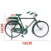 Simulation Collection Gifts Toys For Boys 1:10 Model Mini Retro Alloy Bicycle Diecast Mountain Metal Bike With Inflation Pump