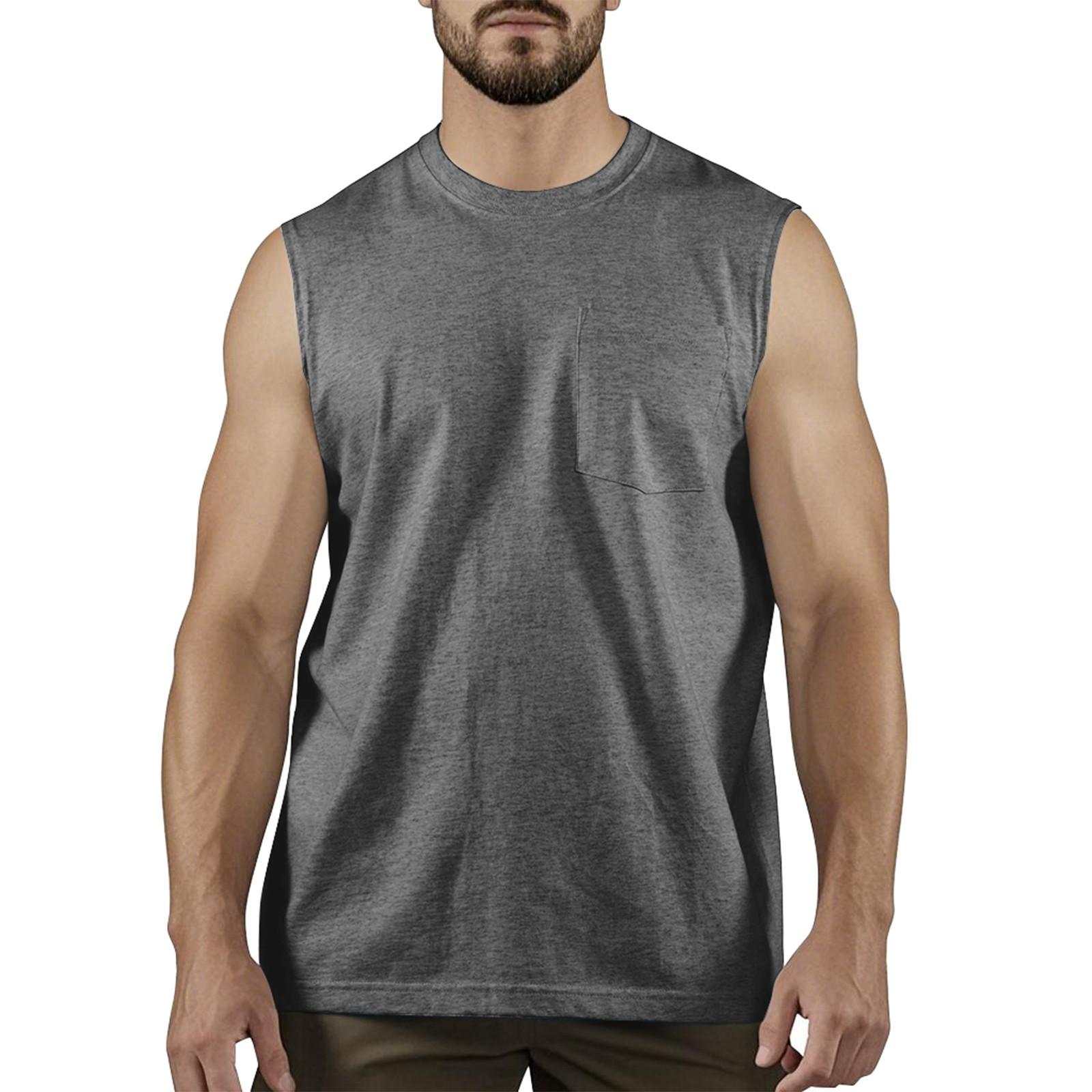 

Мужской летний модный повседневный жилет без рукавов, топы, мужской летний жилет без рукавов с принтом L