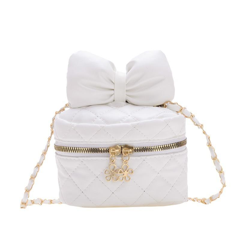 2025 Summer New Candy Color Children's Shoulder Bag Casual Versatile Travel Messenger Bag Girls Makeup Storage Bag