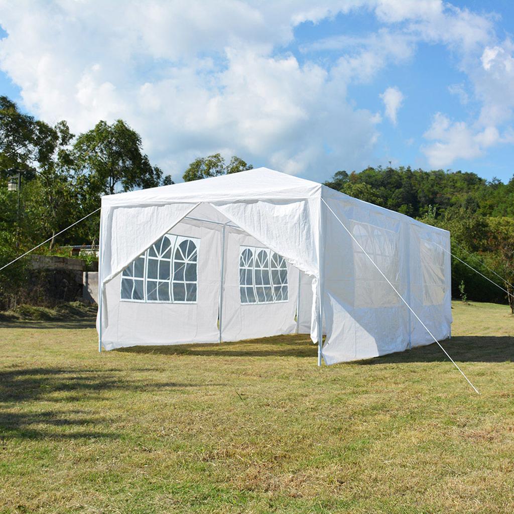 3 x 6M Venkovní altánová plachta Párty stan Patio Odolný Svatba Bílý