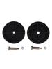 Set of 2 Deck Wheels and Hardware For for Troy and For Cadet Compatible with 1120337 7340973 Enhances Mowing Efficiency