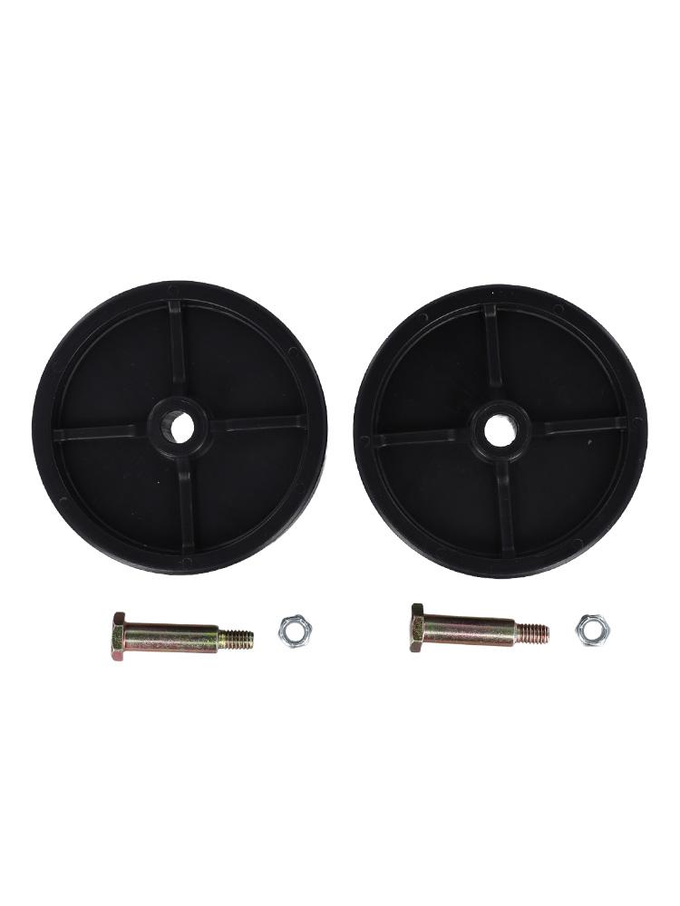 Set of 2 Deck Wheels and Hardware For for Troy and For Cadet Compatible with 1120337 7340973 Enhances Mowing Efficiency