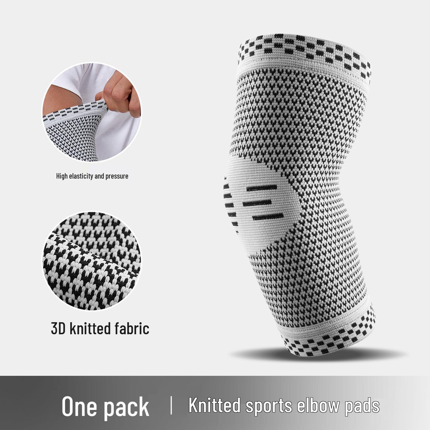 

Дышащие герметичные налокотники для мужчин и женщин: Защитная экипировка для езды на велосипеде и бадминтона на открытом воздухе Gray Single M