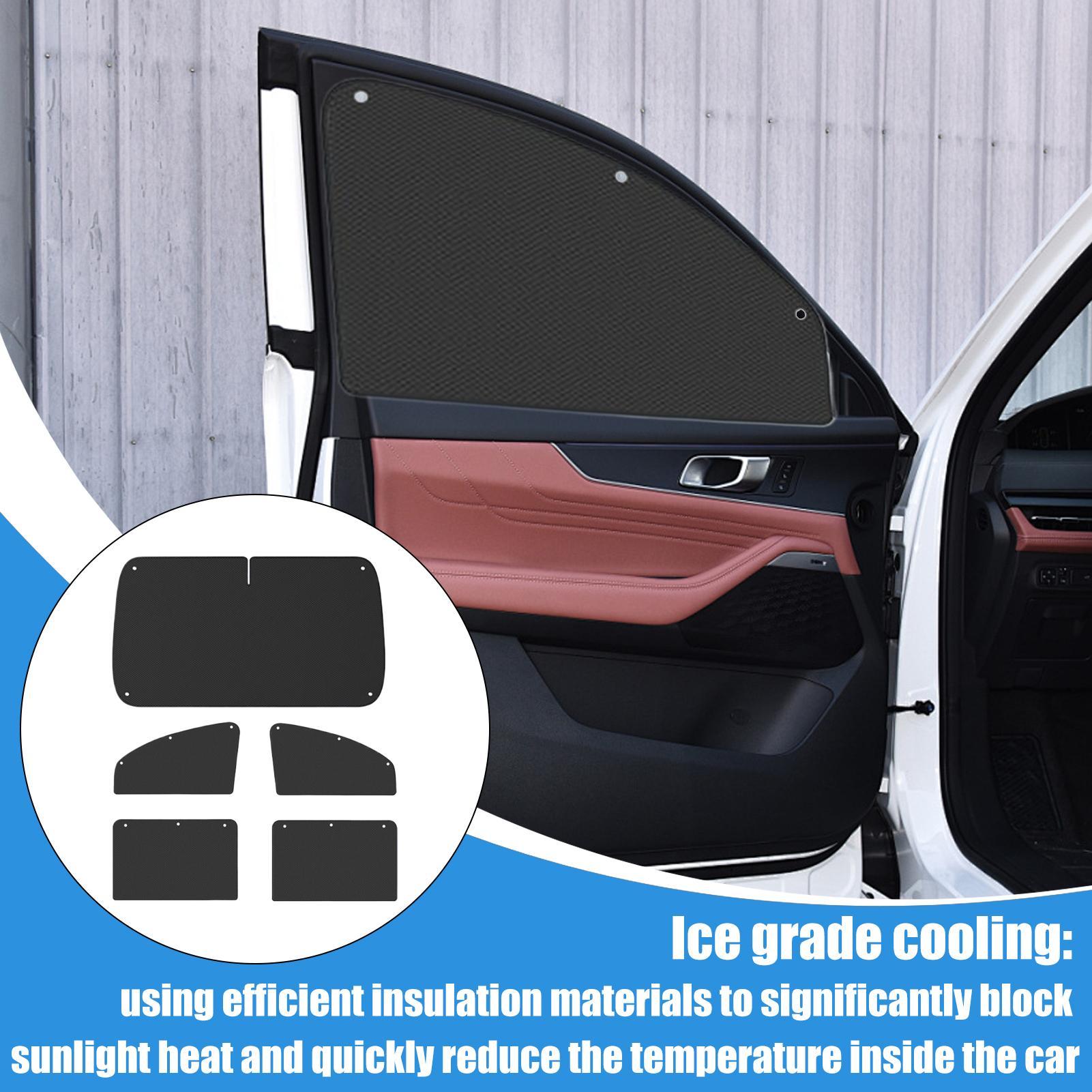 

Автомобильные шторки на присосках, Автомобильный солнцезащитный козырек, Защита от УФ-лучей, Дышащий экран для приватности, Охлаждение для электромобиля China Mainland