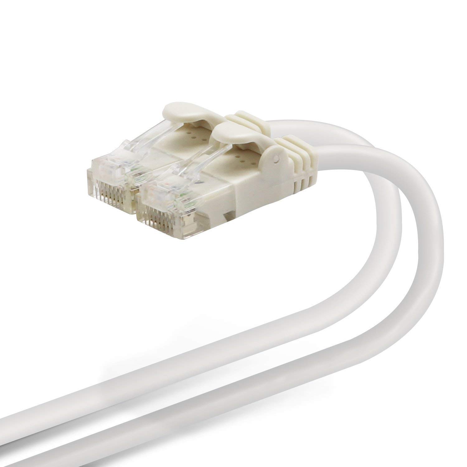 

ELECOM LAN Cable CAT6 15m Nail Break Prevention Connector Soft White LD-GPY/WH15 білий