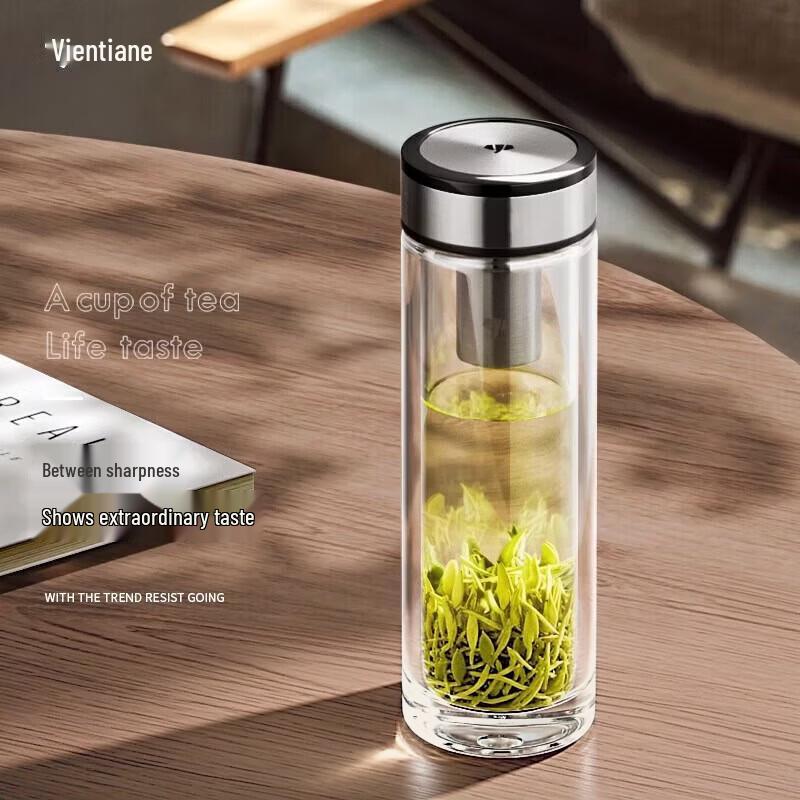 Vanward Premium Borosilicate Glass Tea Tumbler
