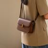 Mrs. Qiao High-End Bag for Women 2025 New Crossbody Bag Autumn Winter Small Square Bag Women's Underarm Genuine Leather Bag