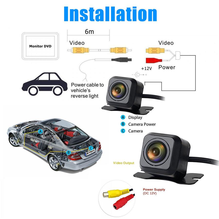 Universal Night Vision Car Parking Rear View Reverse Camera NTSC / PAL System