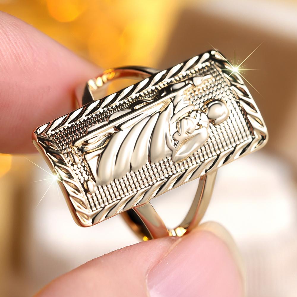 Religious Classic San Jude Ring for Women Men Finger Ring Party Jewelry Gift