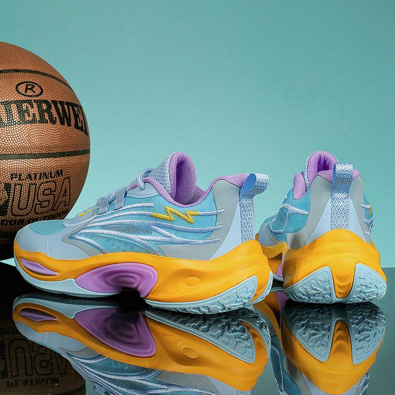 High Top Basketball Shoes Non Slip Sports Sneakers Cushioned Training Court Shoes for Men and Women Outdoor Athletic Daily Wear