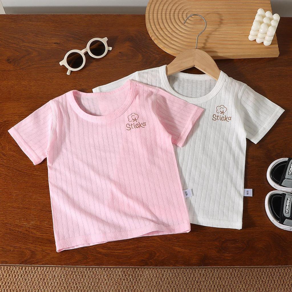 Kinder Sommer-Pyjama aus reiner Baumwolle - Kurzarm & Dünn für Jungen & Mädchen