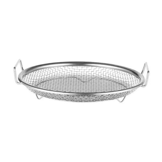 

Stainless Steel Frying Oil Strainer Basket with Mesh Heat-Resistant Skimmer for Deep Fryer Cooking Rust-Proof Dishwasher Safe Air Fryer Accessory 20cm