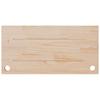 Blat Biurka, 80X40X2,5 Cm, Lite Drewno Sosnowe