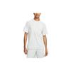T Shirts Men's White Crew Neck Moderate Straight Fit DX6955-100