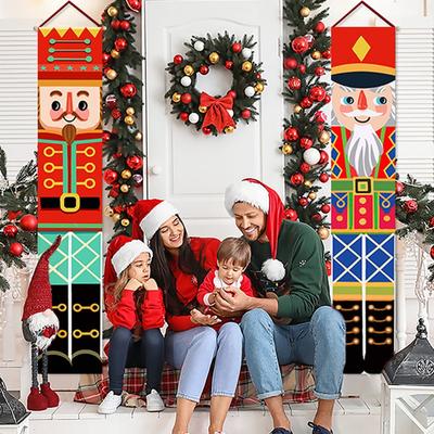 Oxford Couplets, Nutcracker Door Ornaments, Christmas Decorations, Home Decor Props