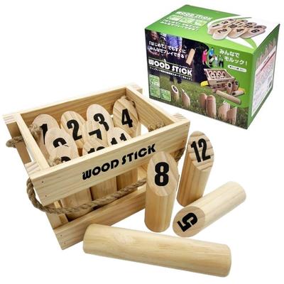 AiS To You Wooden Stick Game Equipment Utensil with Storage Case Set Recreation Old and Young Men and Women Family Kids Sports Wooden Toy Toy Stick