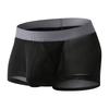 Men's Summer Thin Sexy Side Opening Ice Silk Breathable Comfortable Flat Angle Briefs