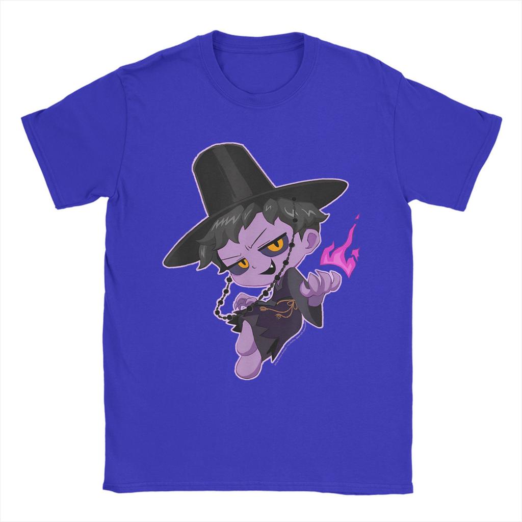 Demon Hunters Chibi Demon Jinu Mischievous Shot Men T Shirt Casual Tees Short Sleeve O Neck T-Shirt Cotton Printing Clothing