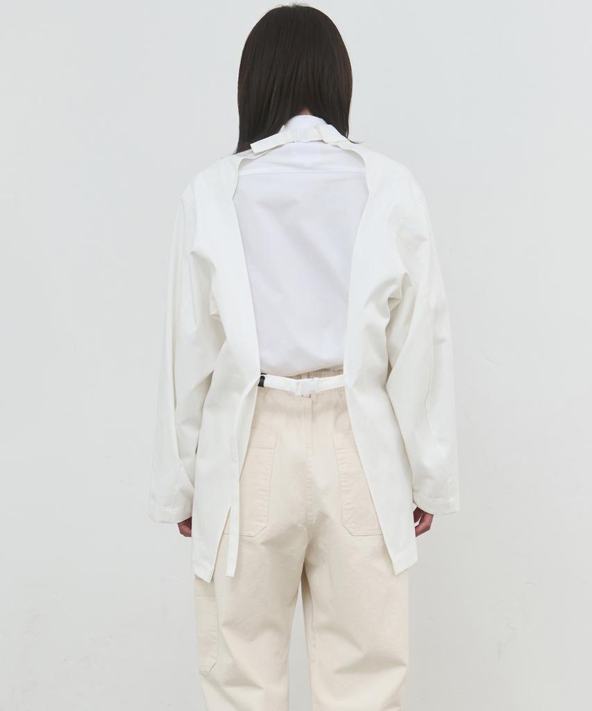Workwork Apron Work Jacket (White)