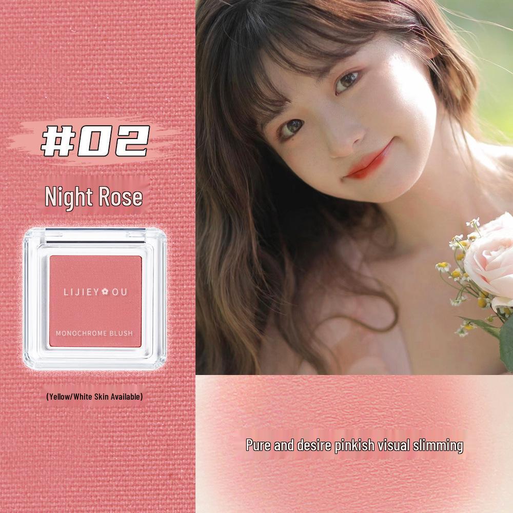 Monochrome Blush & Highlight Cream – Purple, Blue, Peach Matte