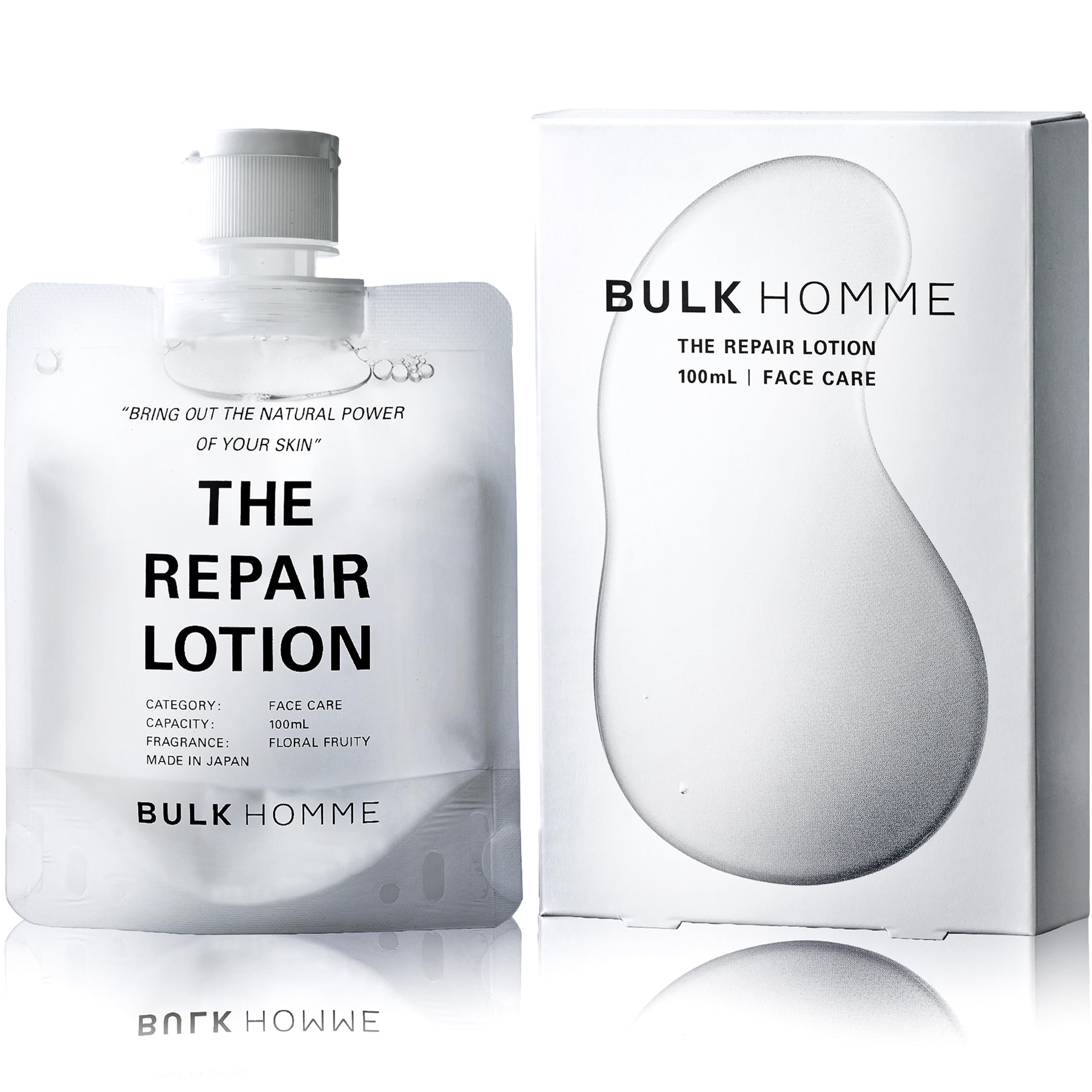 

Bulk Homme Medicated Lotion 100mL THE REPAIR LOTION Bulk Homme The Essence Lotion [Renewal] Men s Quasi-drug чистий
