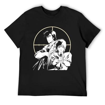 Koszulka CITY HUNTER, koszulka anime, koszulki z grafiką, bawełniane koszulki z grafiką, męskie koszulki z grafiką