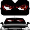 Fun Red Eye Sun Visor Car Windshield Sun Shade UV Protection Heat Insulation Cover Universal  Sun Protector