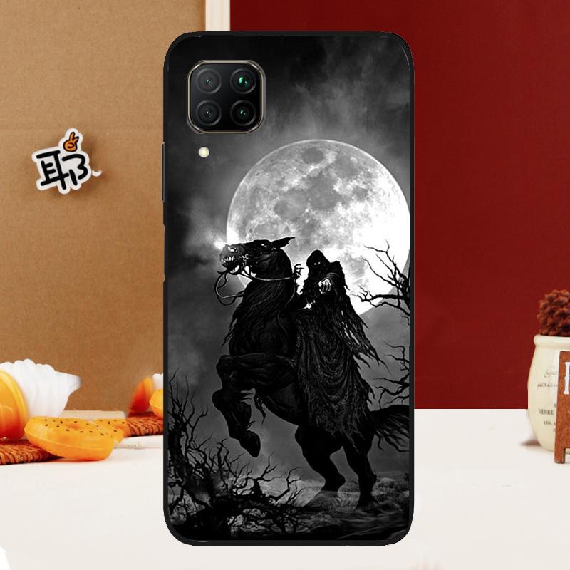 

Death Grim Reaper Skull For Huawei Nova Y91 Y61 Y60 Y70 Y72 Y73 Y90 12i 11i 3i 7i 8i 9 10 SE P20 P40 P30 Lite Case Huawei Nova Y90
