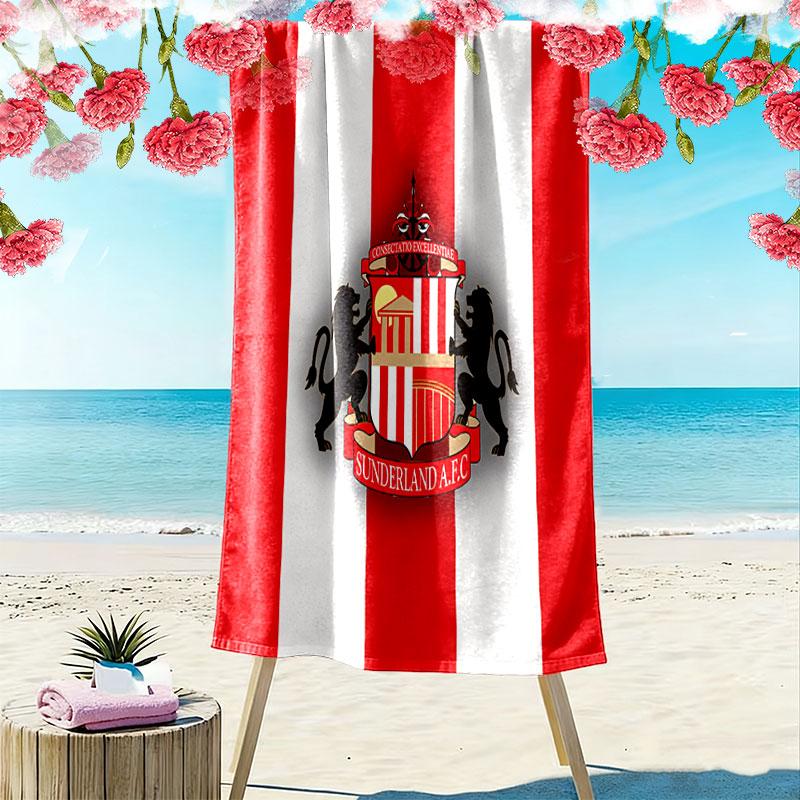 Asciugamano da Spiaggia Sunderland A.F.C, Asciugamano Grande Morbido ad Asciugatura Rapida per Spiaggia Campeggio Nuoto