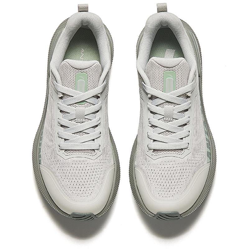 Anta Comfortable Cushioning Wear-Resistant Non-Slip Low-Top Casual Running Shoes Women sneaker Gray 922445509-3