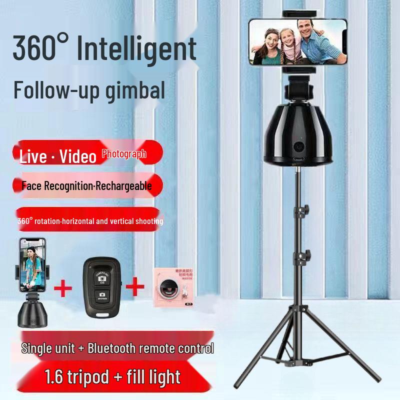 360° Auto-Tracking Gimbal for Mobile Phones - Perfect for Live Streaming and Face Tracking