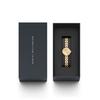 Daniel Wellington Women's DW Elan Jewelry Watch 22G Unitone, a Sophisticated Luxury Timepiece with a Mesh Dial. A Popular Gift Idea.