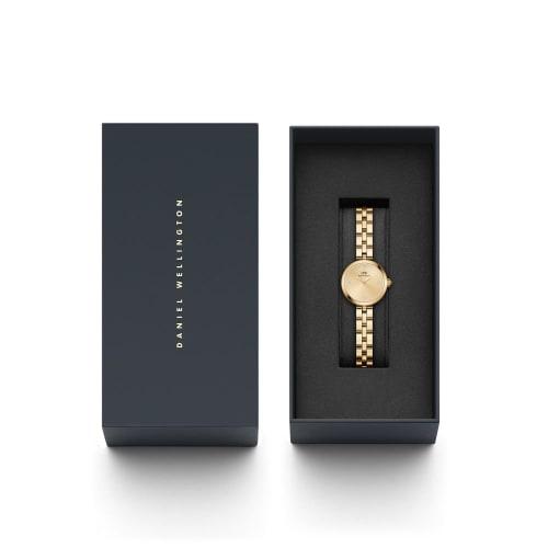 Daniel Wellington Women's DW Elan Jewelry Watch 22G Unitone, a Sophisticated Luxury Timepiece with a Mesh Dial. A Popular Gift Idea.
