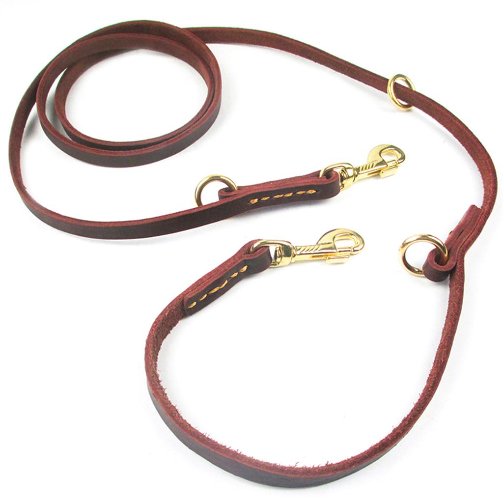 Leather Dog Rope, Comfortable, Soft,  , Pet Leash for Dogs with   Length, Safe, Odorless Waist Band for Control When Running and Walkin