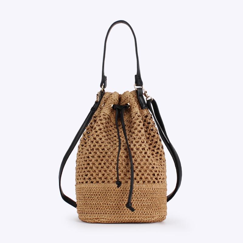Ladies Luxury Bags Csw003 Women's Straw Beach Bag Woven Crossbody Shoulder Bags Top Handle Satchel Handbag Purse For Summer