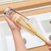 Baby Bottle & Cup Cleaning Brush with Insulated Handle - Soft Bristles & Extended Wooden Grip for Household Use