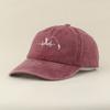 Fashion Fishing Pattern Design Embroidery Baseball Cap Visor Washed Cotton Peaked Cap Adjustable Baseball Hats For Man Women
