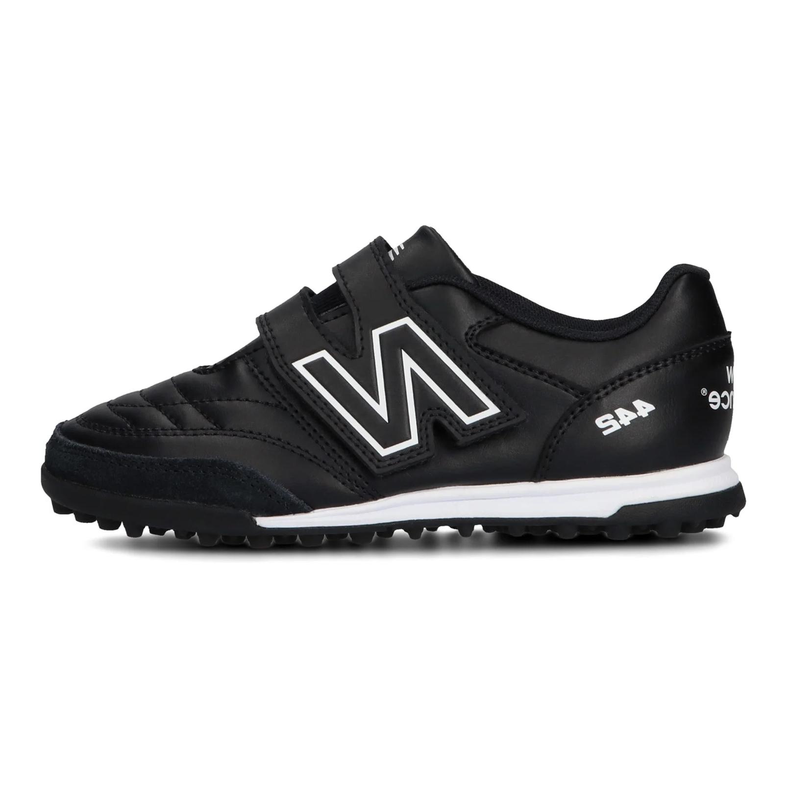 New Balance 442 V2 Team 442 JR Low top Kids  Soccer Shoes Black White Kids  JS4VTBK2 Standard (M) 32.5